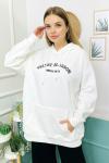 156413 Sardonlu Kapsonlu Sweatshirt